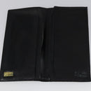 FENDI Pecan Canvas Wallet Leather 7 Set Black Brown Auth bs30048-7