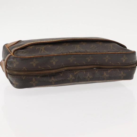 LOUIS VUITTON Monogram Compiegne 28 Clutch Bag M51845 LV Auth bs30051