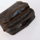 LOUIS VUITTON Shoulder Bag Leather Nylon 4Set Green LV Auth bs30052-10