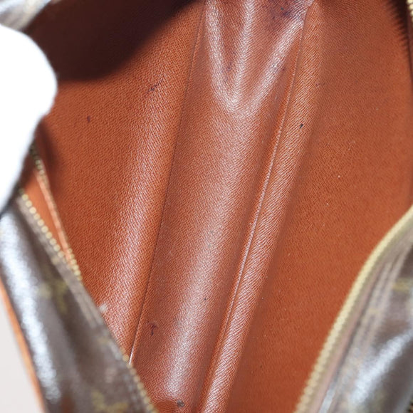 LOUIS VUITTON Shoulder Bag Leather Nylon 4Set Green LV Auth bs30052