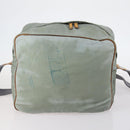 LOUIS VUITTON Shoulder Bag Leather Nylon 4Set Green LV Auth bs30052-3