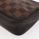 LOUIS VUITTON Damier Ebene Trousse makeup Pouch N51982 LV Auth bs30056-15