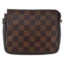 LOUIS VUITTON Damier Ebene Trousse makeup Pouch N51982 LV Auth bs30056-13