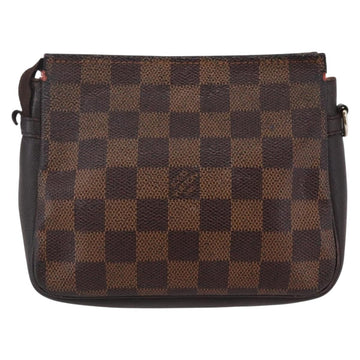 LOUIS VUITTON Damier Ebene Trousse makeup Pouch N51982 LV Auth bs30056 - 0