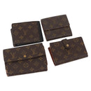 LOUIS VUITTON Monogram Wallet 4Set LV Auth bs30059-1