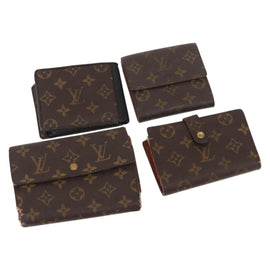 LOUIS VUITTON Monogram Wallet 4Set LV Auth bs30059