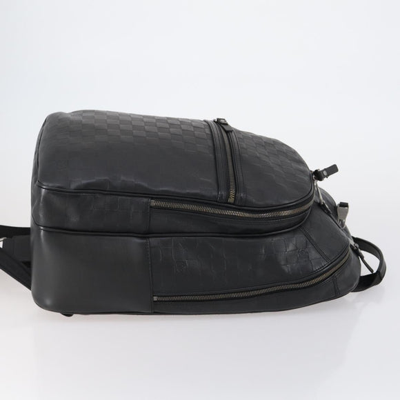 LOUIS VUITTON Damier Infini Michael Backpack Black N41330 LV Auth bs30061