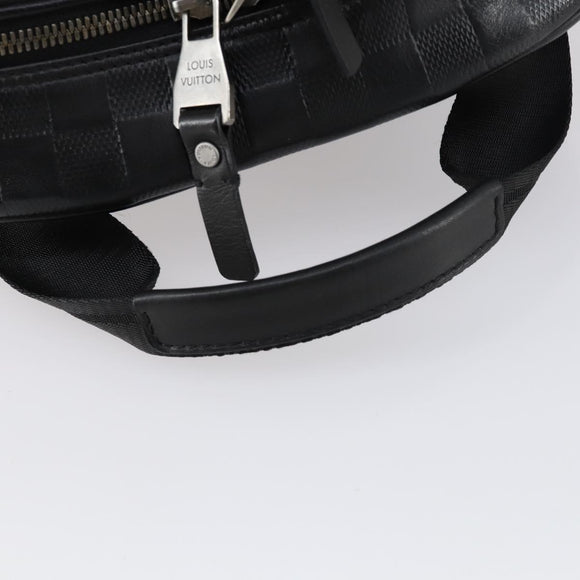 LOUIS VUITTON Damier Infini Michael Backpack Black N41330 LV Auth bs30061