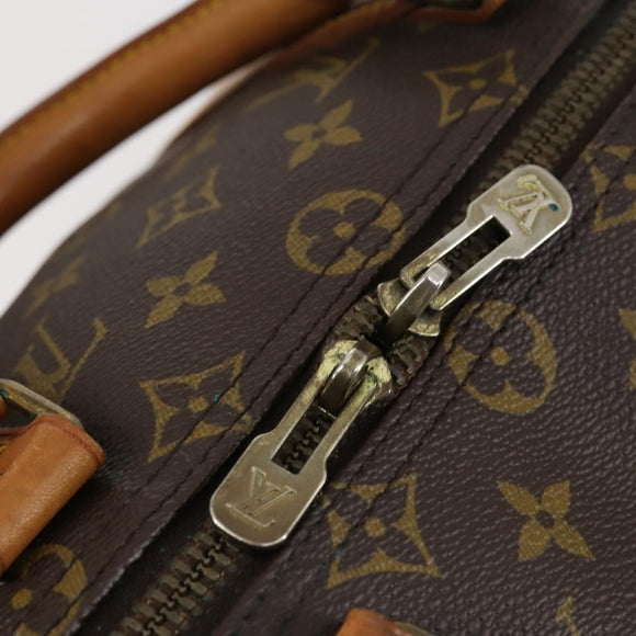 LOUIS VUITTON Monogram Keepall 55 Boston Bag M41424 LV Auth bs30067