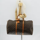 LOUIS VUITTON Monogram Keepall 55 Boston Bag M41424 LV Auth bs30067-24
