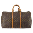 LOUIS VUITTON Monogram Keepall 55 Boston Bag M41424 LV Auth bs30067-2