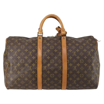 LOUIS VUITTON Monogram Keepall 55 Boston Bag M41424 LV Auth bs30067 - 0