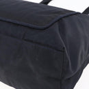 PRADA Tote Bag Nylon Black Gold Auth bs30070-9