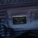 PRADA Tote Bag Nylon Black Gold Auth bs30070-17