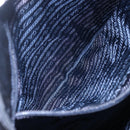 PRADA Tote Bag Nylon Black Gold Auth bs30070-20