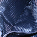 PRADA Tote Bag Nylon Black Gold Auth bs30070-21