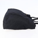 PRADA Tote Bag Nylon Black Gold Auth bs30070-4
