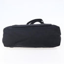 PRADA Tote Bag Nylon Black Gold Auth bs30070-5