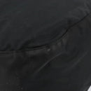 PRADA Shoulder Bag Nylon Leather Black Gold Auth bs30072-15