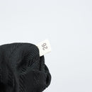 PRADA Shoulder Bag Nylon Leather Black Gold Auth bs30072-12