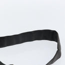 PRADA Shoulder Bag Nylon Leather Black Gold Auth bs30072-8