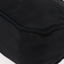 PRADA Beads Tote Bag Nylon Black Silver Auth bs30073-14