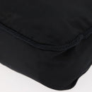 PRADA Beads Tote Bag Nylon Black Silver Auth bs30073-16