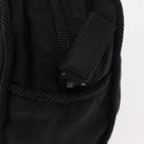 PRADA Beads Tote Bag Nylon Black Silver Auth bs30073-10