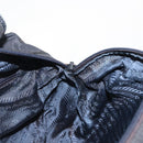 PRADA Beads Tote Bag Nylon Black Silver Auth bs30073-19