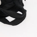 PRADA Beads Tote Bag Nylon Black Silver Auth bs30073-7