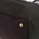 PRADA Tote Bag Nylon Khaki Gold Auth bs30074-9