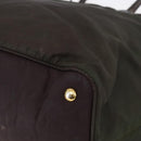 PRADA Tote Bag Nylon Khaki Gold Auth bs30074-15