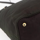 PRADA Tote Bag Nylon Khaki Gold Auth bs30074-16