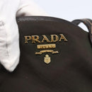 PRADA Tote Bag Nylon Khaki Gold Auth bs30074-17