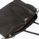 PRADA Tote Bag Nylon Khaki Gold Auth bs30074-6