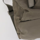 PRADA Backpack Nylon Gray Silver Auth bs30075-16