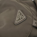PRADA Backpack Nylon Gray Silver Auth bs30075-19