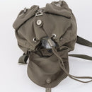 PRADA Backpack Nylon Gray Silver Auth bs30075-10