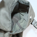 PRADA Backpack Nylon Gray Silver Auth bs30075-26