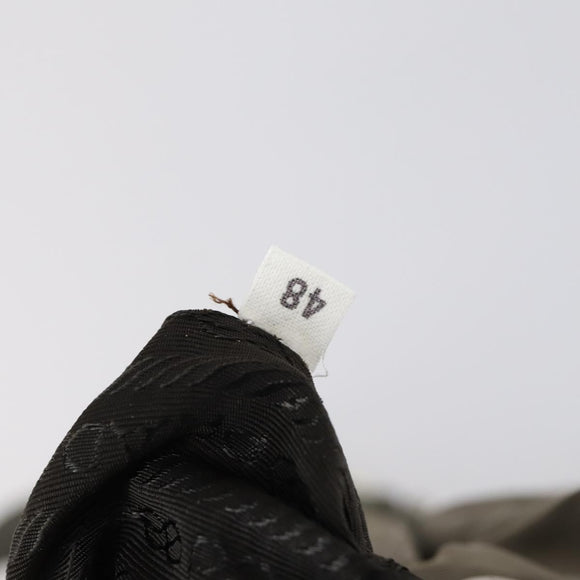 PRADA Backpack Nylon Gray Silver Auth bs30075