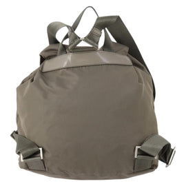 PRADA Backpack Nylon Gray Silver Auth bs30075 - 0