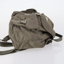 PRADA Backpack Nylon Gray Silver Auth bs30075-3