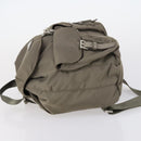 PRADA Backpack Nylon Gray Silver Auth bs30075-4