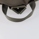 PRADA Backpack Nylon Gray Silver Auth bs30075-7