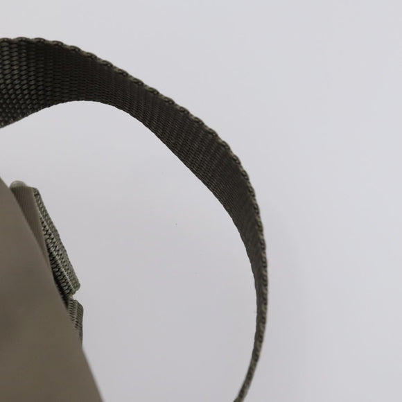 PRADA Backpack Nylon Gray Silver Auth bs30075