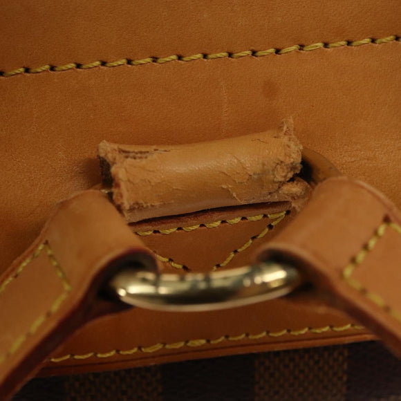 LOUIS VUITTON Damier Ebene Arlucan Backpack N99038 LV Auth bs30076