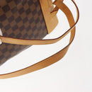 LOUIS VUITTON Damier Ebene Arlucan Backpack N99038 LV Auth bs30076-9