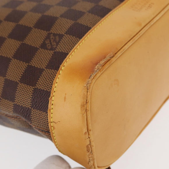 LOUIS VUITTON Damier Ebene Arlucan Backpack N99038 LV Auth bs30076