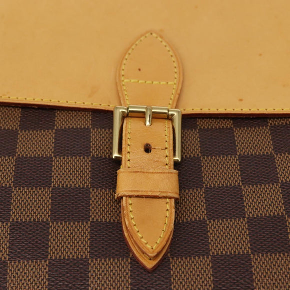 LOUIS VUITTON Damier Ebene Arlucan Backpack N99038 LV Auth bs30076