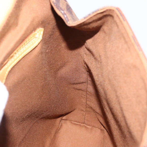 LOUIS VUITTON Damier Ebene Arlucan Backpack N99038 LV Auth bs30076